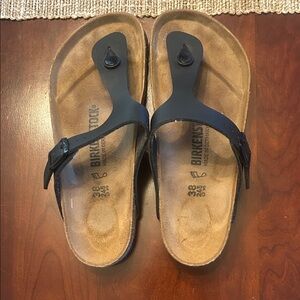 Birkenstock Black Thong Sandals